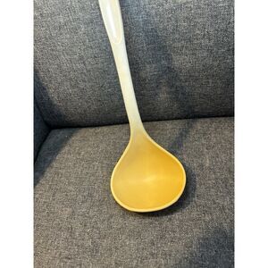 Foley USA Vintage Nylon Ladle Off-White Beige Sturdy Plastic Soup Gravy Spoon